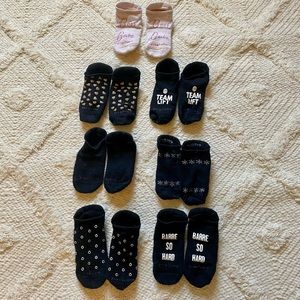 Pure barre sticky socks (bundle of 7 pairs)